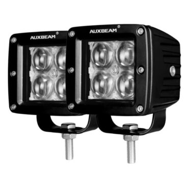 Auxbeam 3-Inch 20W 4D Hyperspot Square LED Light Pods