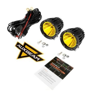 Auxbeam 4-Inch 36W Yellow LED Driving Lights W/Harness