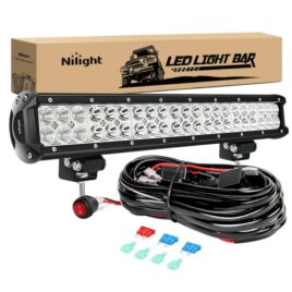 Nilight ZH006 20-Inch 126W Spot Flood LED Light Bar W/ Harness