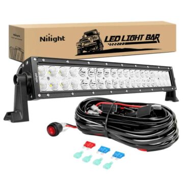 Nilight ZH017 22-Inch 120W Led Light Bar W/Wiring Harness