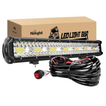 Nilight ZH409 20-Inch 420w LED Light Bar W/Wiring Harness