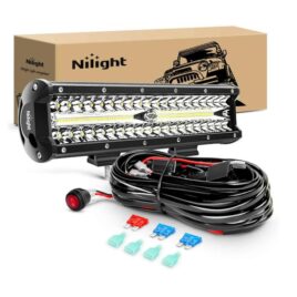Nilight ZH411-A 12-Inch 300W LED Light Bar With Harness